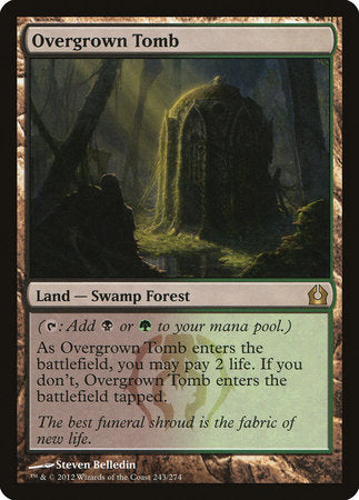 Overgrown Tomb [Return to Ravnica] | Exor Games Truro