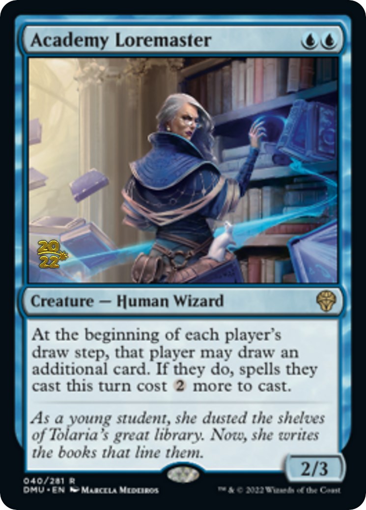 Academy Loremaster [Dominaria United Prerelease Promos] | Exor Games Truro