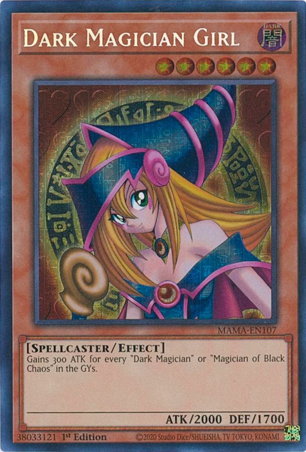 Dark Magician Girl [MAMA-EN107] Secret Pharaoh's Rare | Exor Games Truro