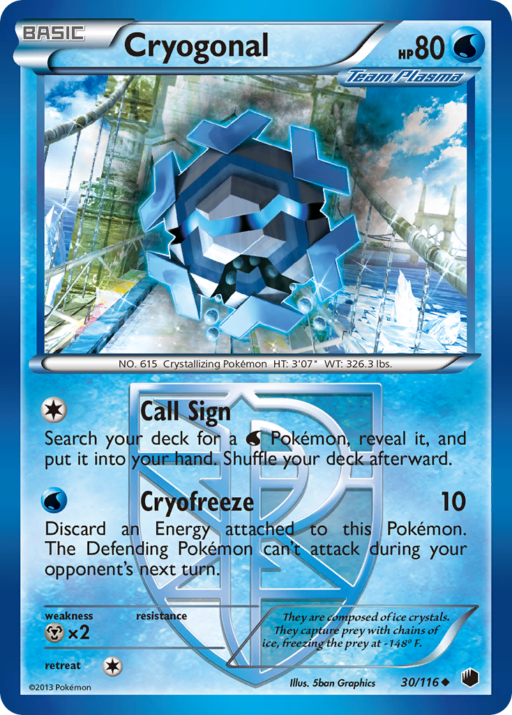 Cryogonal (30/116) [Black & White: Plasma Freeze] | Exor Games Truro