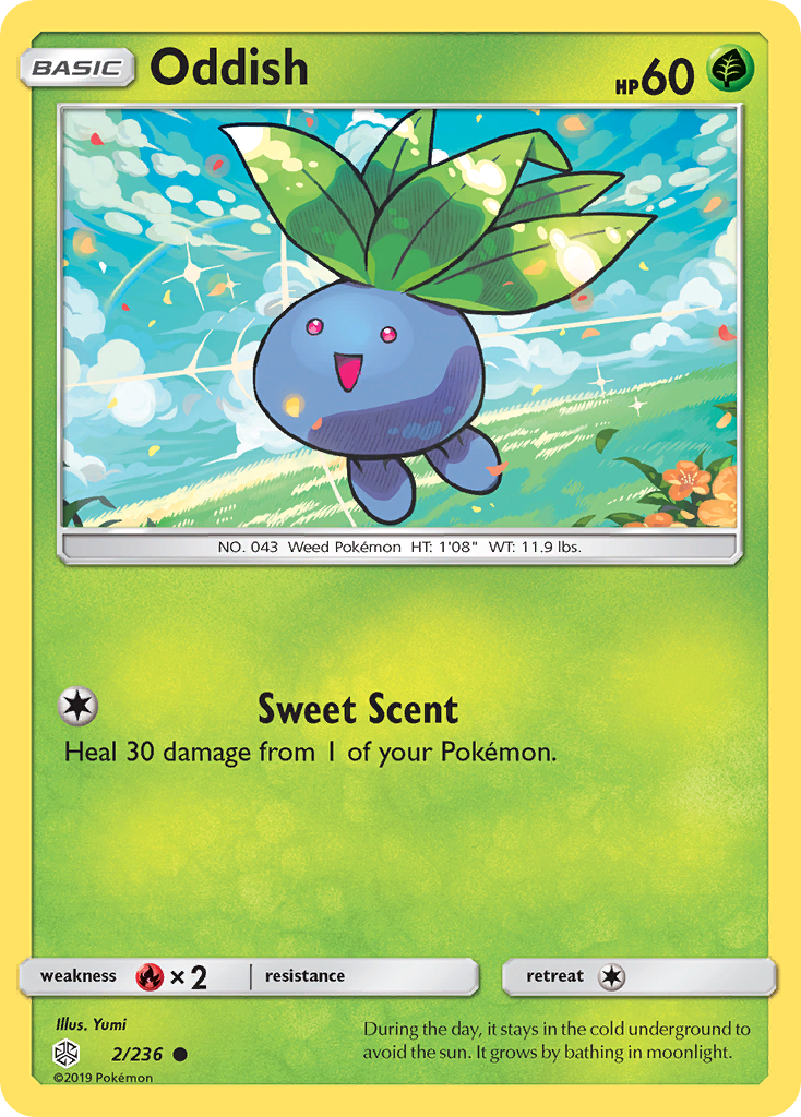 Oddish (2/236) [Sun & Moon: Cosmic Eclipse] | Exor Games Truro