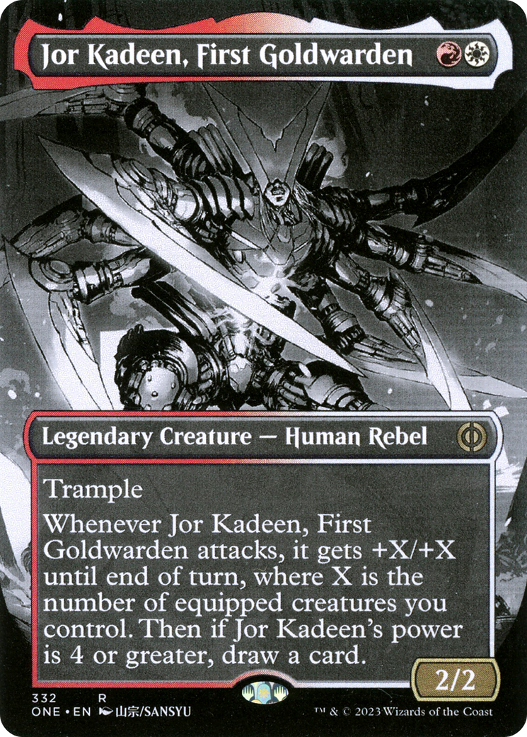 Jor Kadeen, First Goldwarden (Borderless Manga) [Phyrexia: All Will Be One] | Exor Games Truro