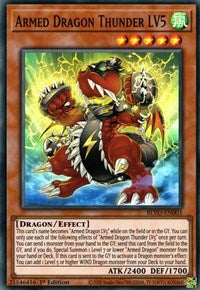 Armed Dragon Thunder LV5 [BLVO-EN003] Super Rare | Exor Games Truro