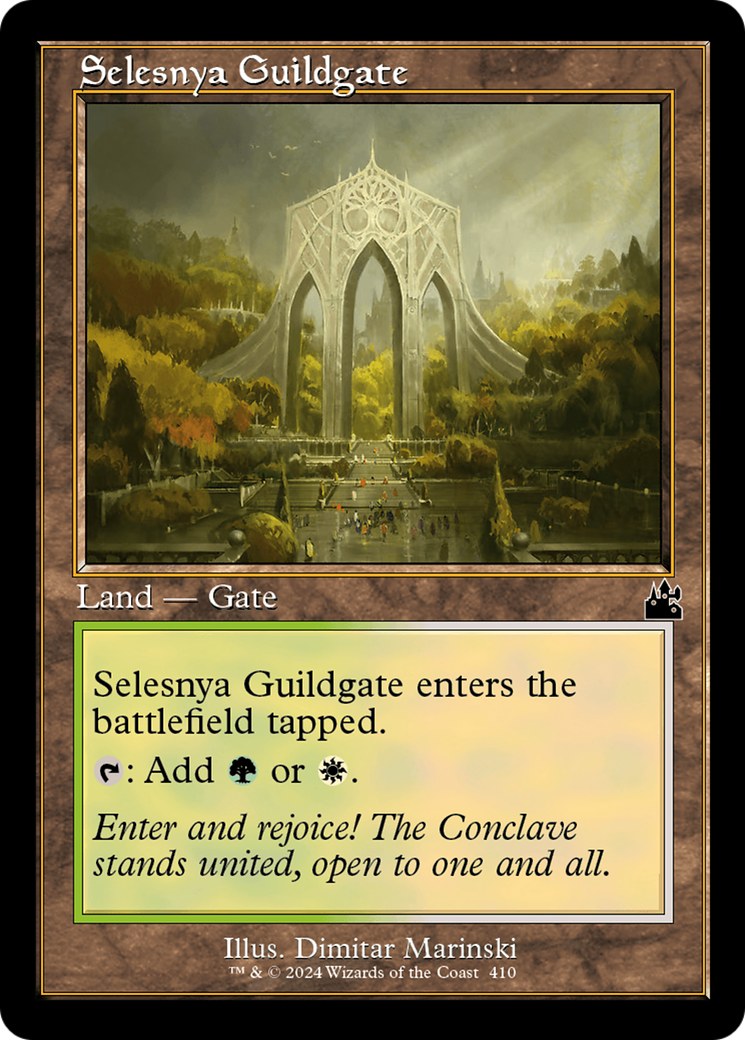 Selesnya Guildgate (Retro Frame) [Ravnica Remastered] | Exor Games Truro