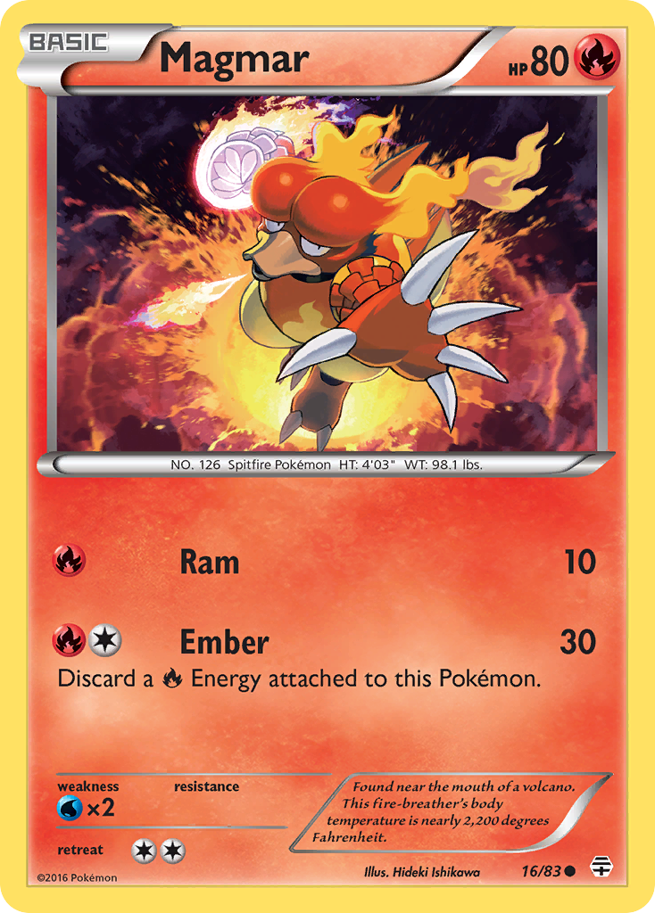 Magmar (16/83) [XY: Generations] | Exor Games Truro