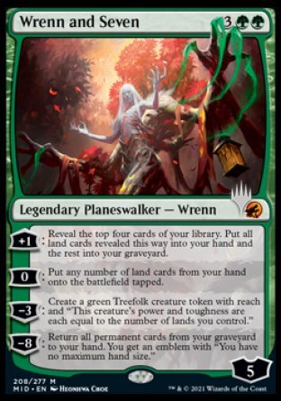 Wrenn and Seven (Promo Pack) [Innistrad: Midnight Hunt Promos] | Exor Games Truro