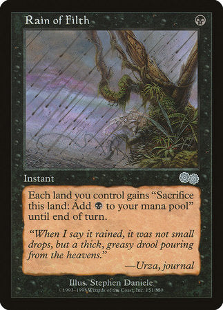 Rain of Filth [Urza's Saga] | Exor Games Truro