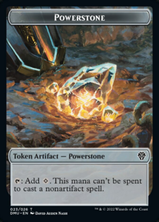 Powerstone Token [Dominaria United Tokens] | Exor Games Truro