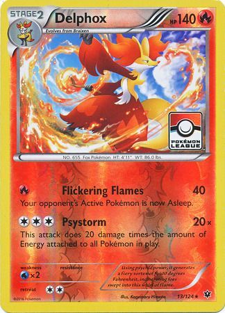 Delphox (13/124) (League Promo) [XY: Fates Collide] | Exor Games Truro