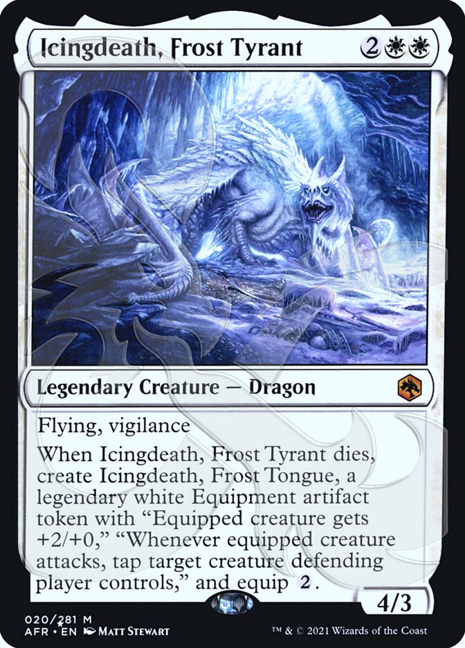 Icingdeath, Frost Tyrant (Ampersand Promo) [Dungeons & Dragons: Adventures in the Forgotten Realms Promos] | Exor Games Truro