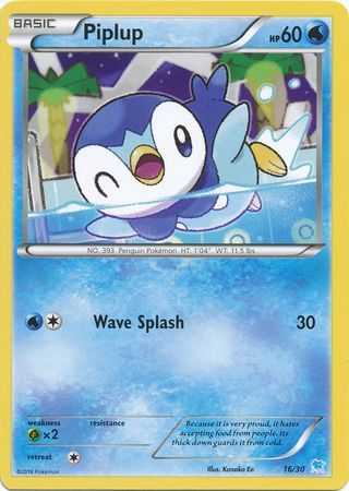 Piplup (16/30) [XY: Trainer Kit 3 - Suicune] | Exor Games Truro