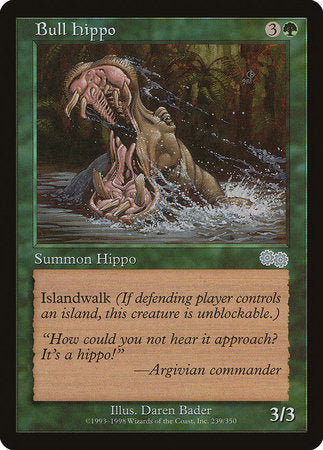 Bull Hippo [Urza's Saga] | Exor Games Truro