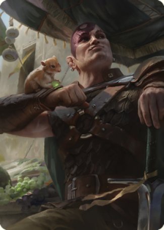 Minsc & Boo, Timeless Heroes Art Card (38) [Commander Legends: Battle for Baldur's Gate Art Series] | Exor Games Truro