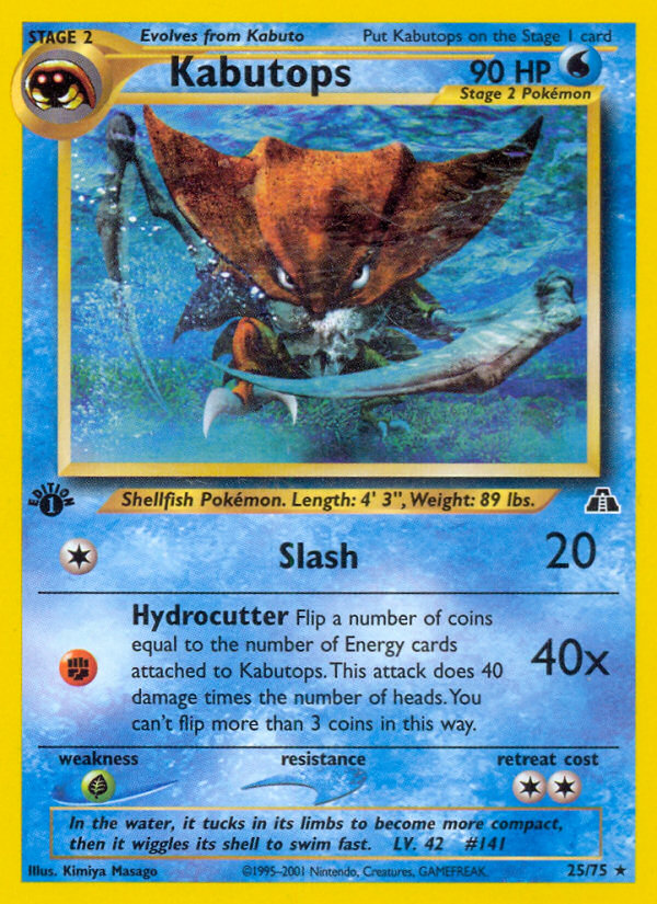 Kabutops (25/75) [Neo Discovery 1st Edition] | Exor Games Truro