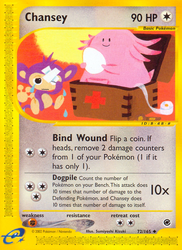 Chansey (72/165) [Expedition: Base Set] | Exor Games Truro