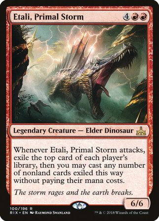 Etali, Primal Storm [Rivals of Ixalan] | Exor Games Truro