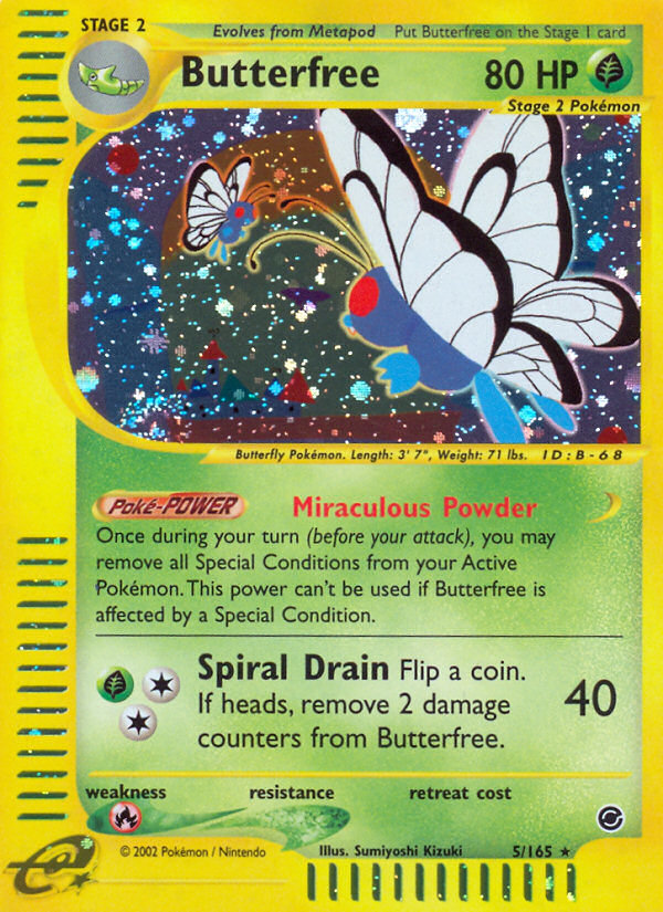 Butterfree (5/165) [Expedition: Base Set] | Exor Games Truro