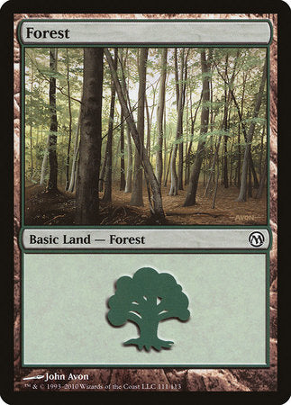 Forest (111) [Duels of the Planeswalkers] | Exor Games Truro