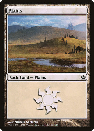 Plains (301) [Commander 2011] | Exor Games Truro