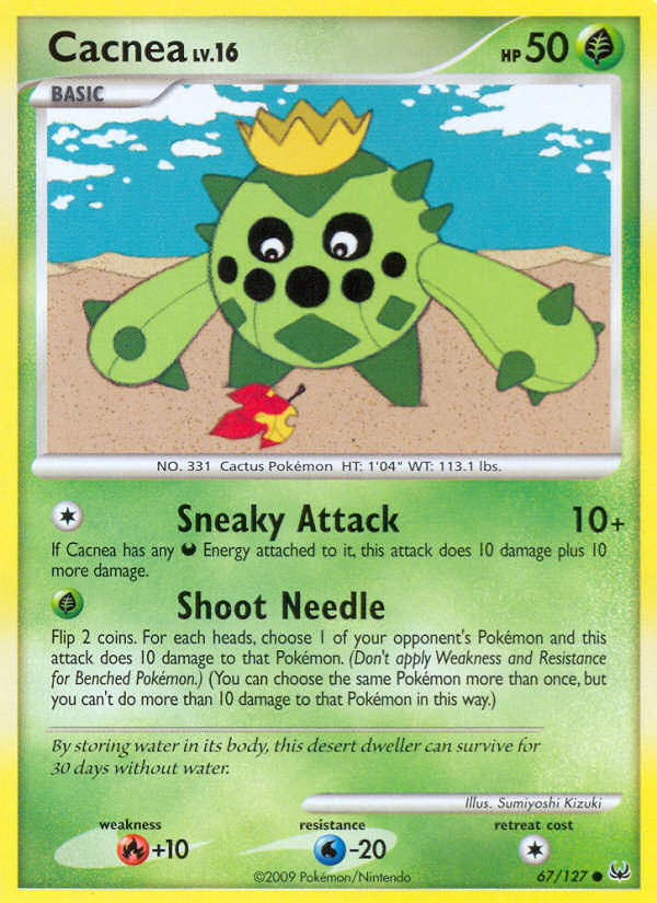 Cacnea (67/127) [Platinum: Base Set] | Exor Games Truro