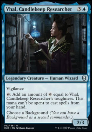 Vhal, Candlekeep Researcher [Commander Legends: Battle for Baldur's Gate] | Exor Games Truro