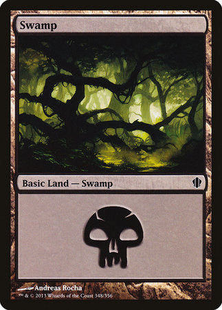 Swamp (348) [Commander 2013] | Exor Games Truro