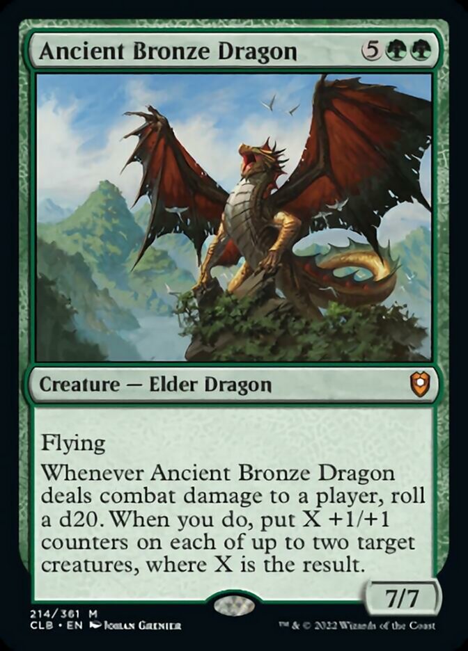 Ancient Bronze Dragon [Commander Legends: Battle for Baldur's Gate] | Exor Games Truro