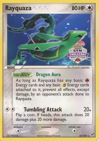 Rayquaza (22/107) (Gym Challenge Promo) [EX: Deoxys] | Exor Games Truro