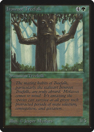 Ironroot Treefolk [Limited Edition Beta] | Exor Games Truro