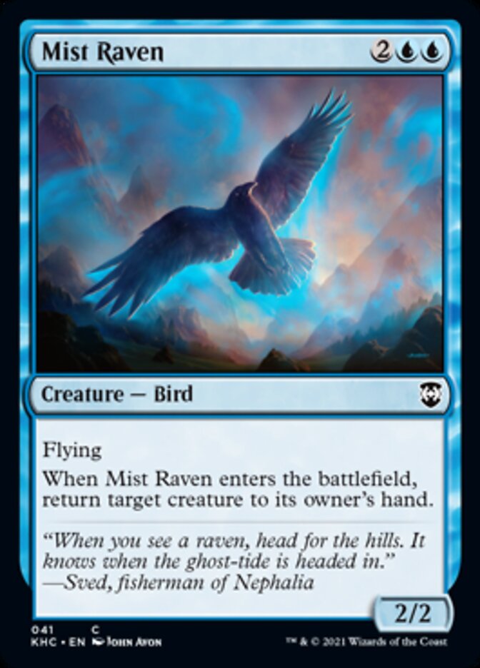 Mist Raven [Kaldheim Commander] | Exor Games Truro