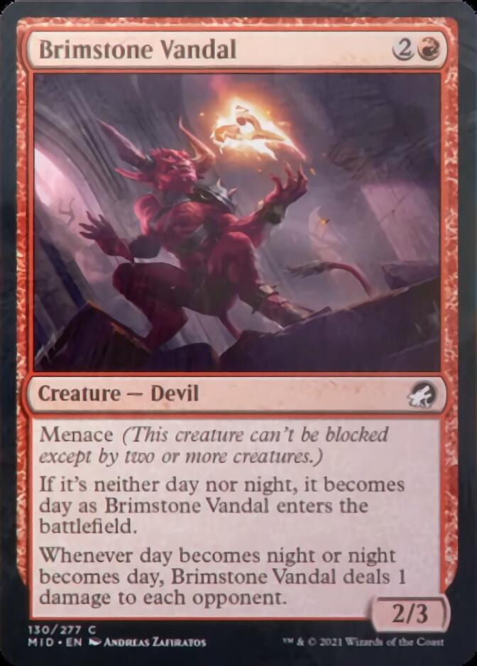 Brimstone Vandal [Innistrad: Midnight Hunt] | Exor Games Truro