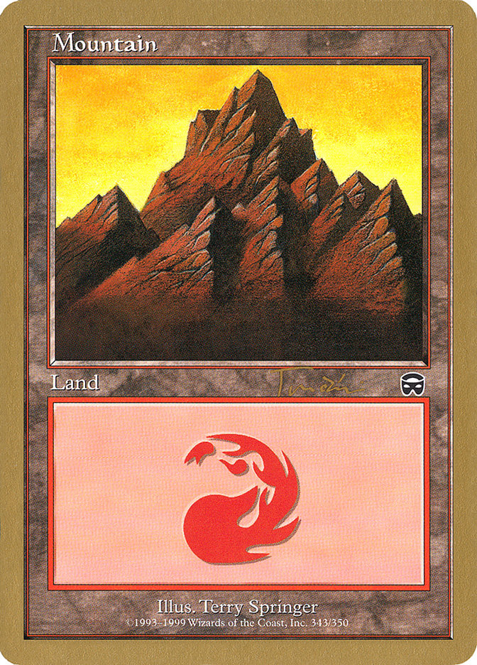 Mountain (jt343) (Jan Tomcani) (MMQ) [World Championship Decks 2001] | Exor Games Truro