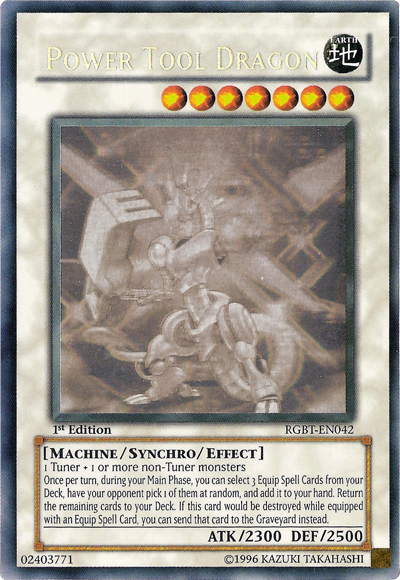 Power Tool Dragon [RGBT-EN042] Ultimate Rare | Exor Games Truro