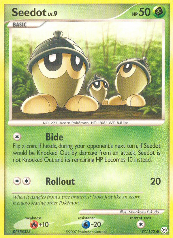 Seedot (97/130) [Diamond & Pearl: Base Set] | Exor Games Truro