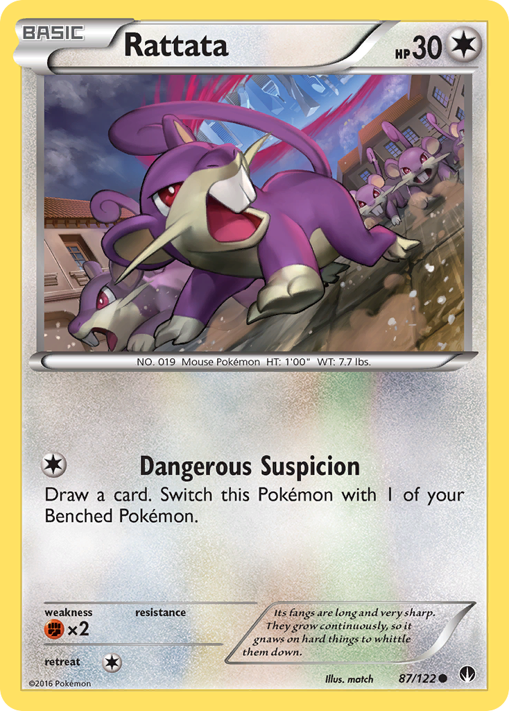 Rattata (87/122) [XY: BREAKpoint] | Exor Games Truro