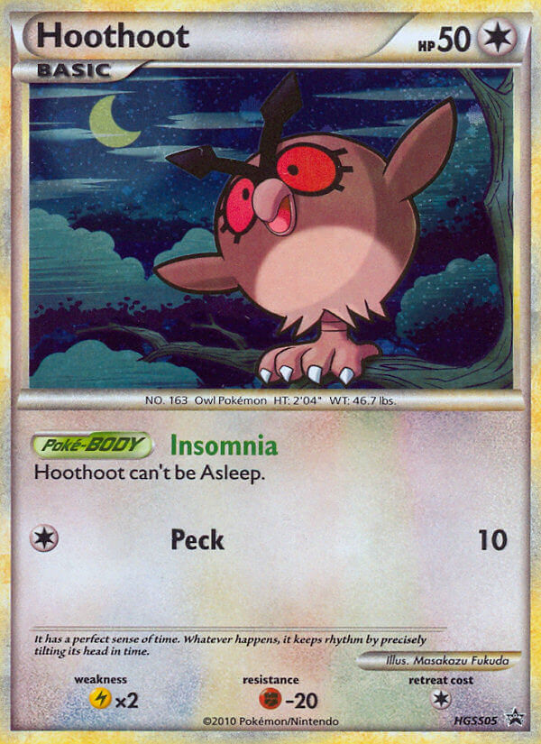 Hoothoot (HGSS05) [HeartGold & SoulSilver: Black Star Promos] | Exor Games Truro