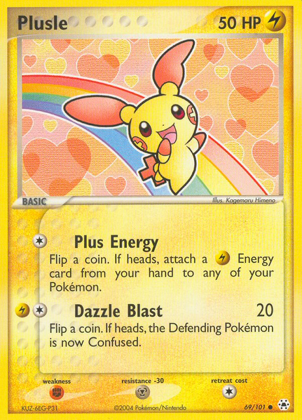 Plusle (69/101) [EX: Hidden Legends] | Exor Games Truro