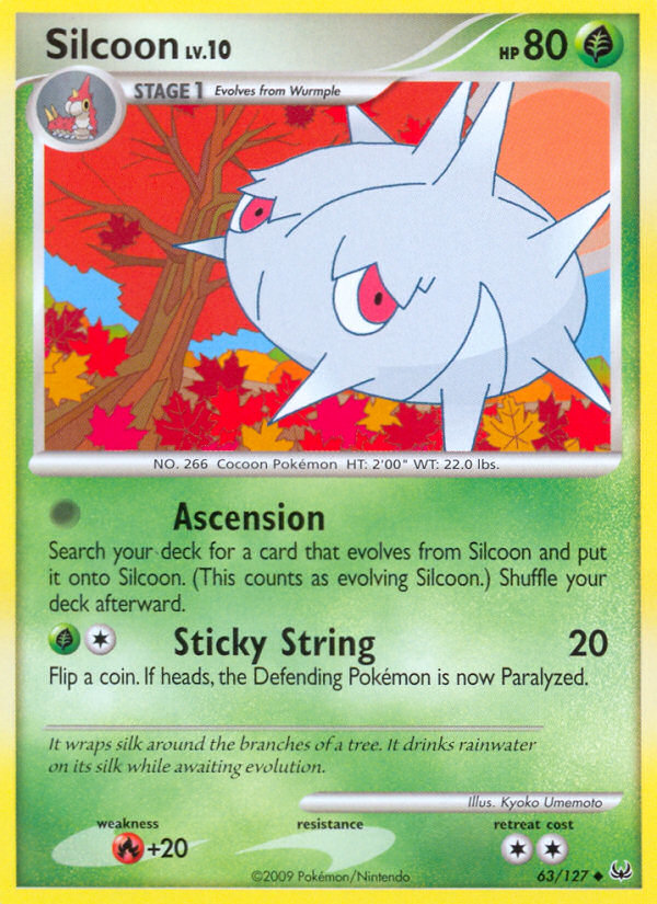 Silcoon (63/127) [Platinum: Base Set] | Exor Games Truro