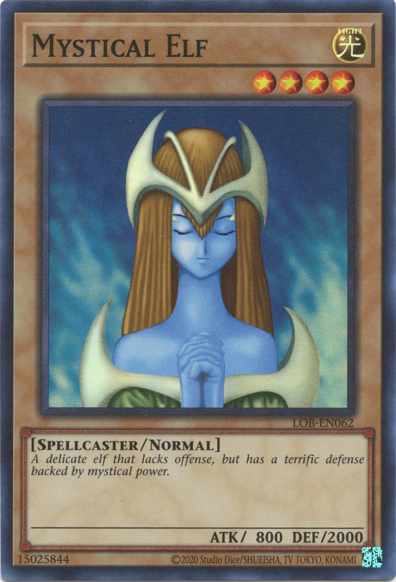 Mystical Elf (25th Anniversary) [LOB-EN062] Super Rare | Exor Games Truro