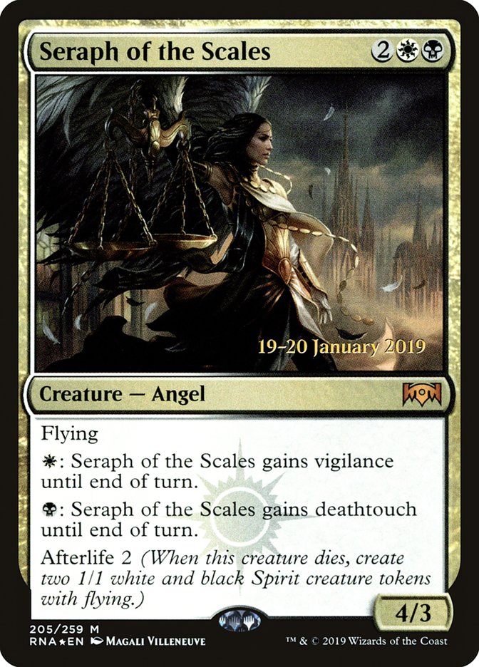 Seraph of the Scales [Ravnica Allegiance Prerelease Promos] | Exor Games Truro