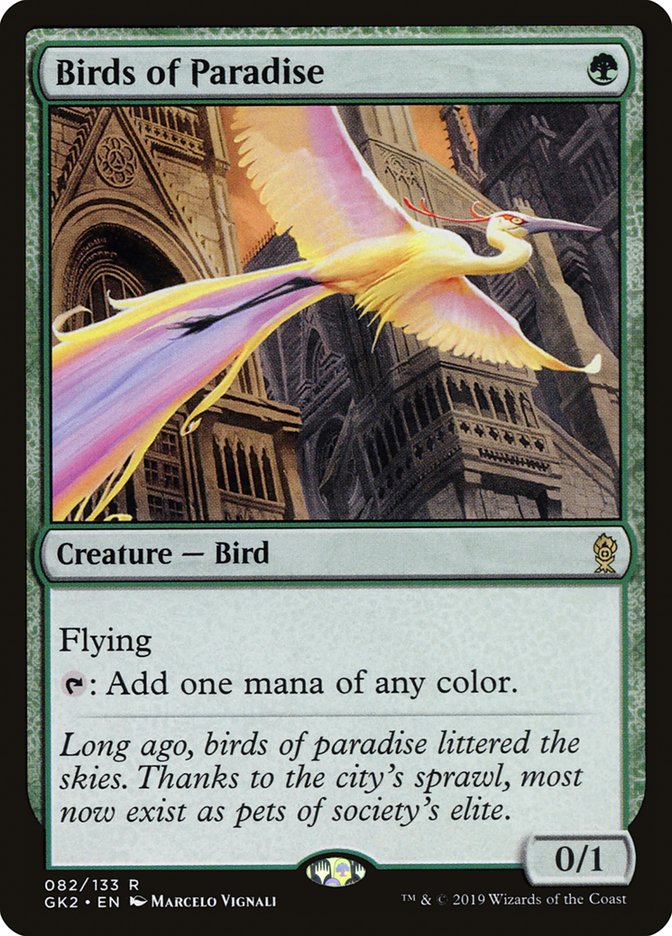 Birds of Paradise [Ravnica Allegiance Guild Kit] | Exor Games Truro