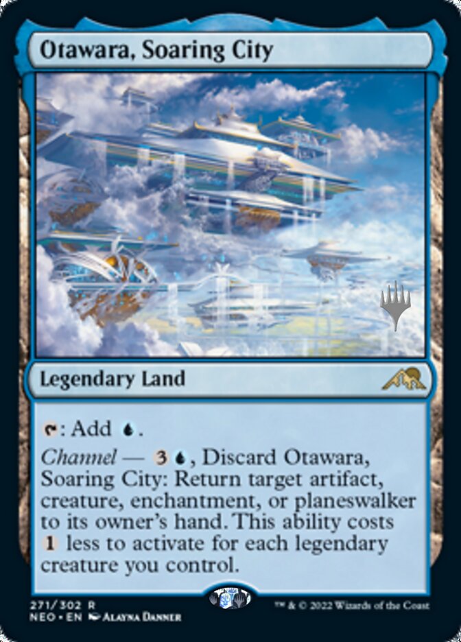 Otawara, Soaring City (Promo Pack) [Kamigawa: Neon Dynasty Promos] | Exor Games Truro