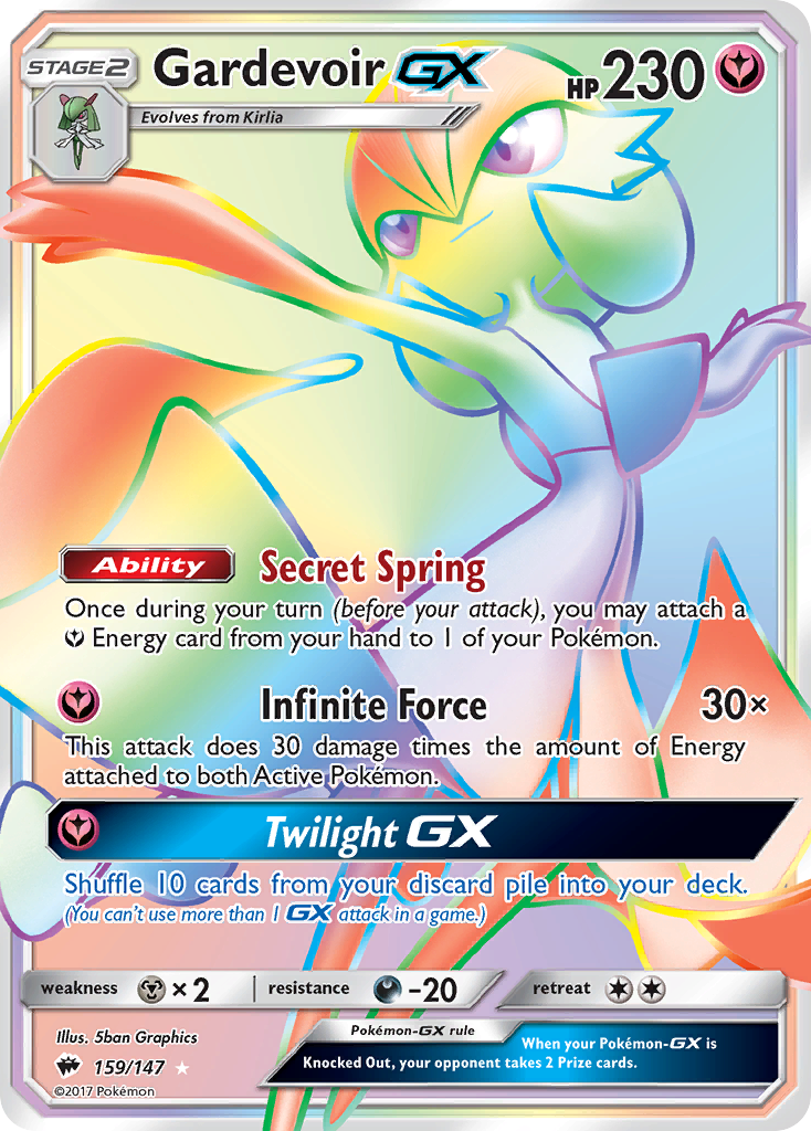 Gardevoir GX (159/147) [Sun & Moon: Burning Shadows] | Exor Games Truro