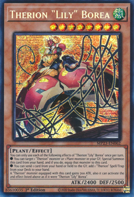 Therion "Lily" Borea [MP23-EN062] Prismatic Secret Rare | Exor Games Truro