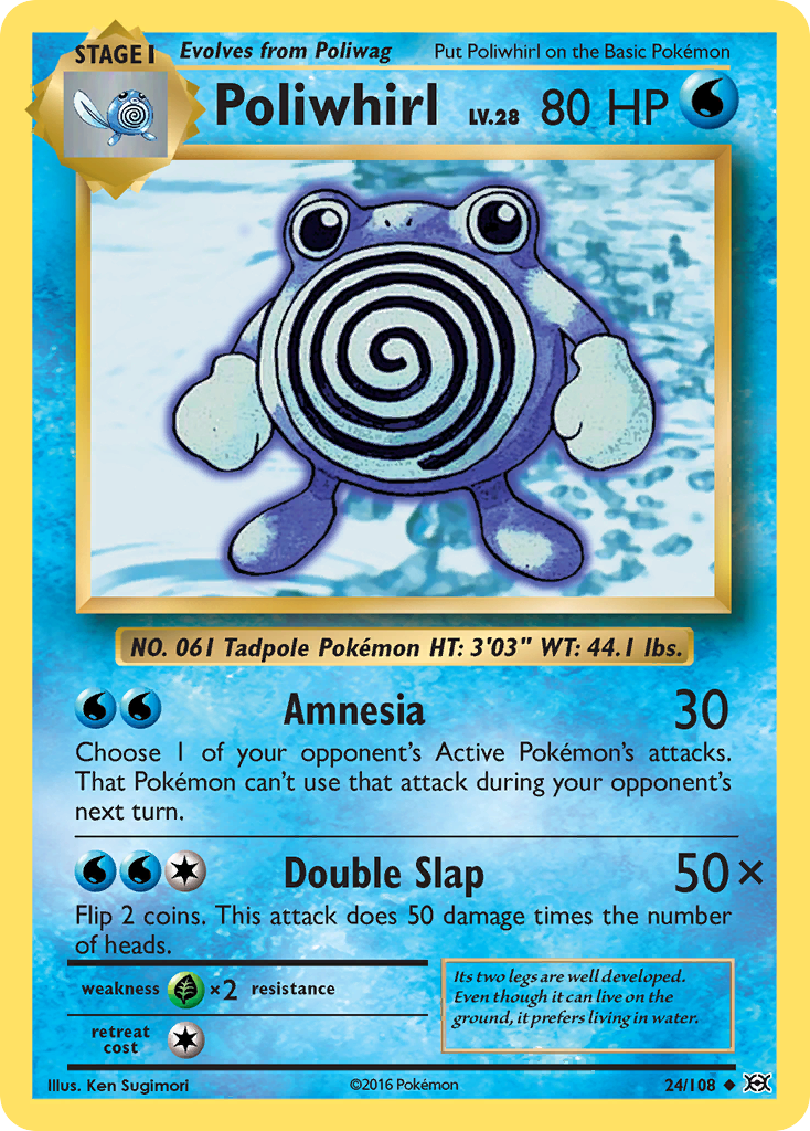 Poliwhirl (24/108) [XY: Evolutions] | Exor Games Truro