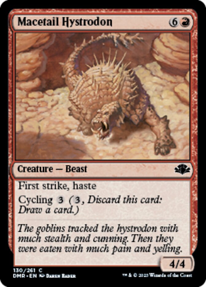 Macetail Hystrodon [Dominaria Remastered] | Exor Games Truro