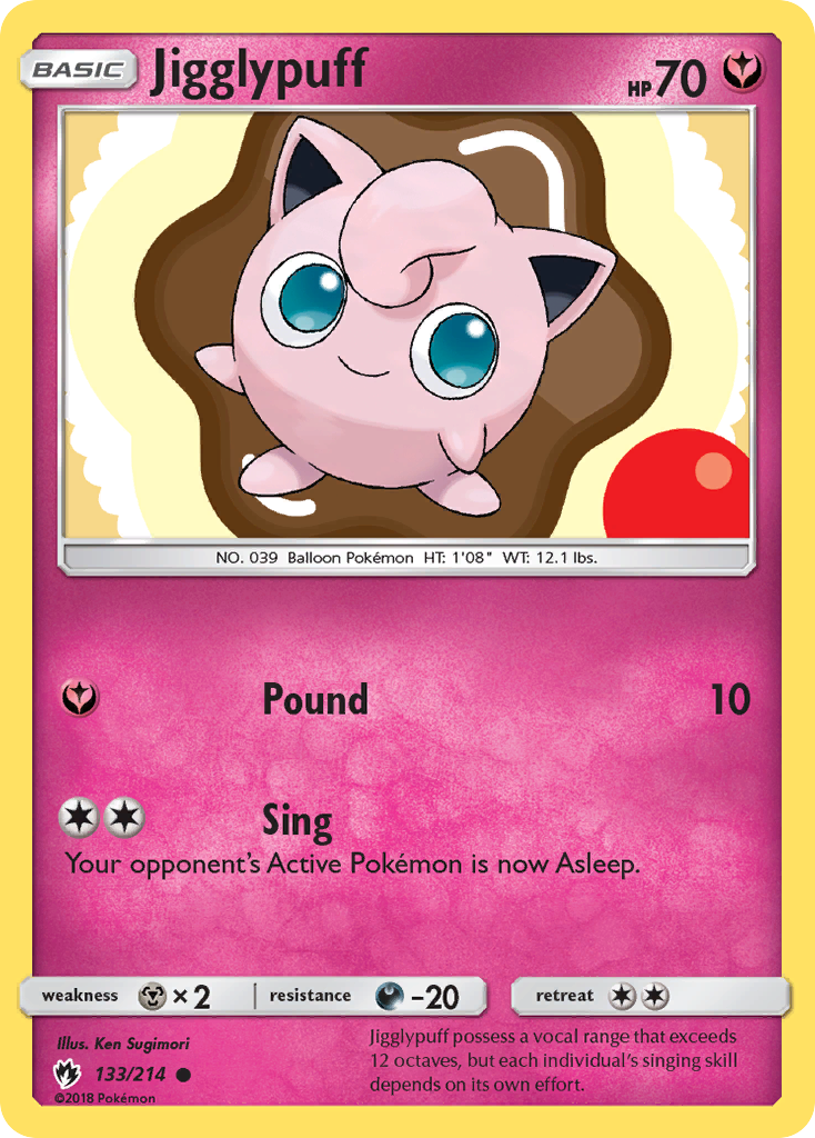 Jigglypuff (133/214) [Sun & Moon: Lost Thunder] | Exor Games Truro