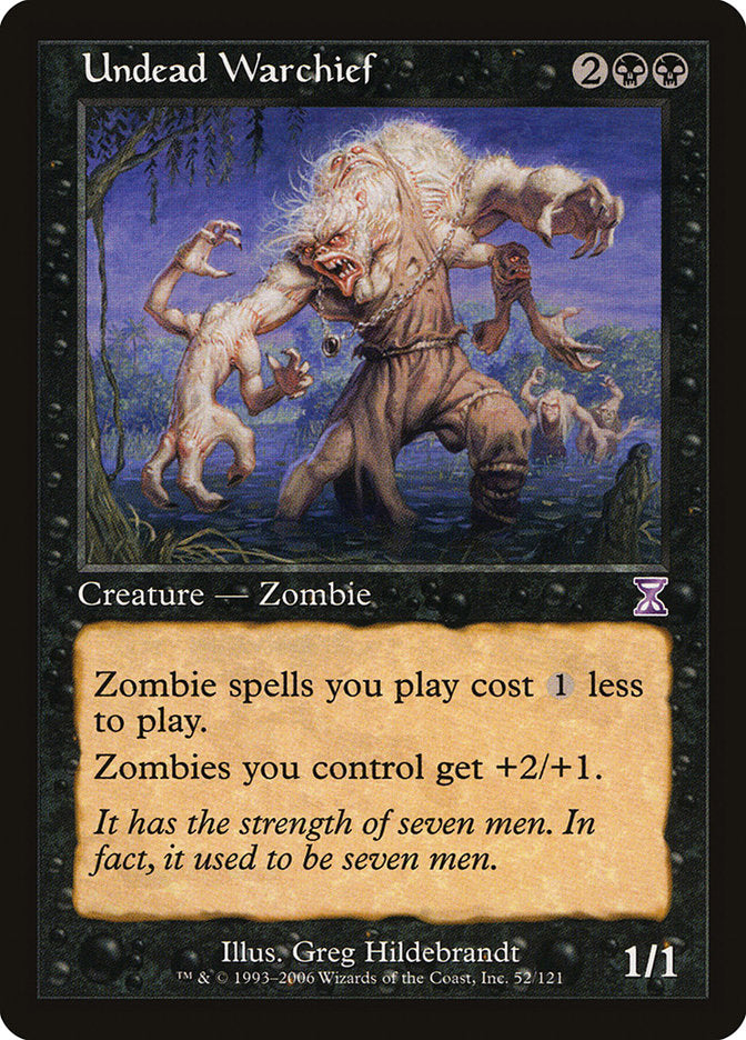 Undead Warchief [Time Spiral Timeshifted] | Exor Games Truro