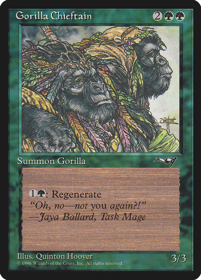 Gorilla Chieftain (Two Gorilla Art) [Alliances] | Exor Games Truro