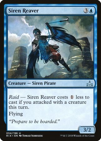 Siren Reaver [Rivals of Ixalan] | Exor Games Truro